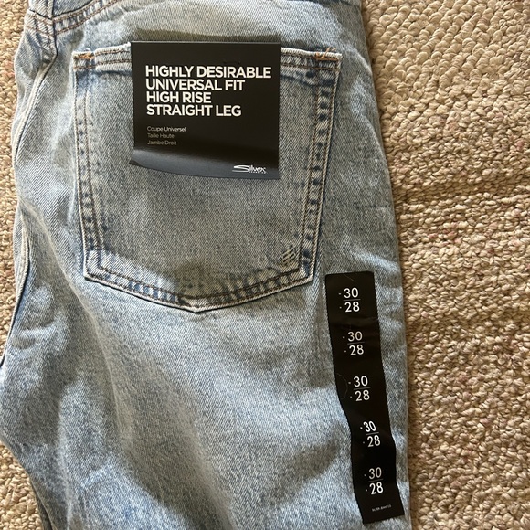 Silver Jeans Denim - Silver Jeans. NWT. High rise straight leg.  W30. L28